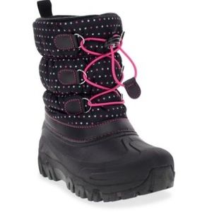 Western Chief Girl’s Snowden Dot Winter Snow Boots Size 2